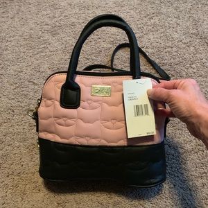 Betsey Johnson Pink Crossbody Purse